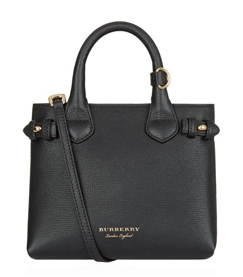 burberry baby banner tote black|Burberry banner tote ladies handbags.